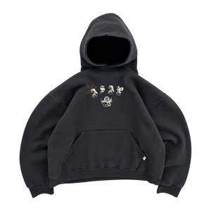 BLACK ANGEL HOODIE - asap culture