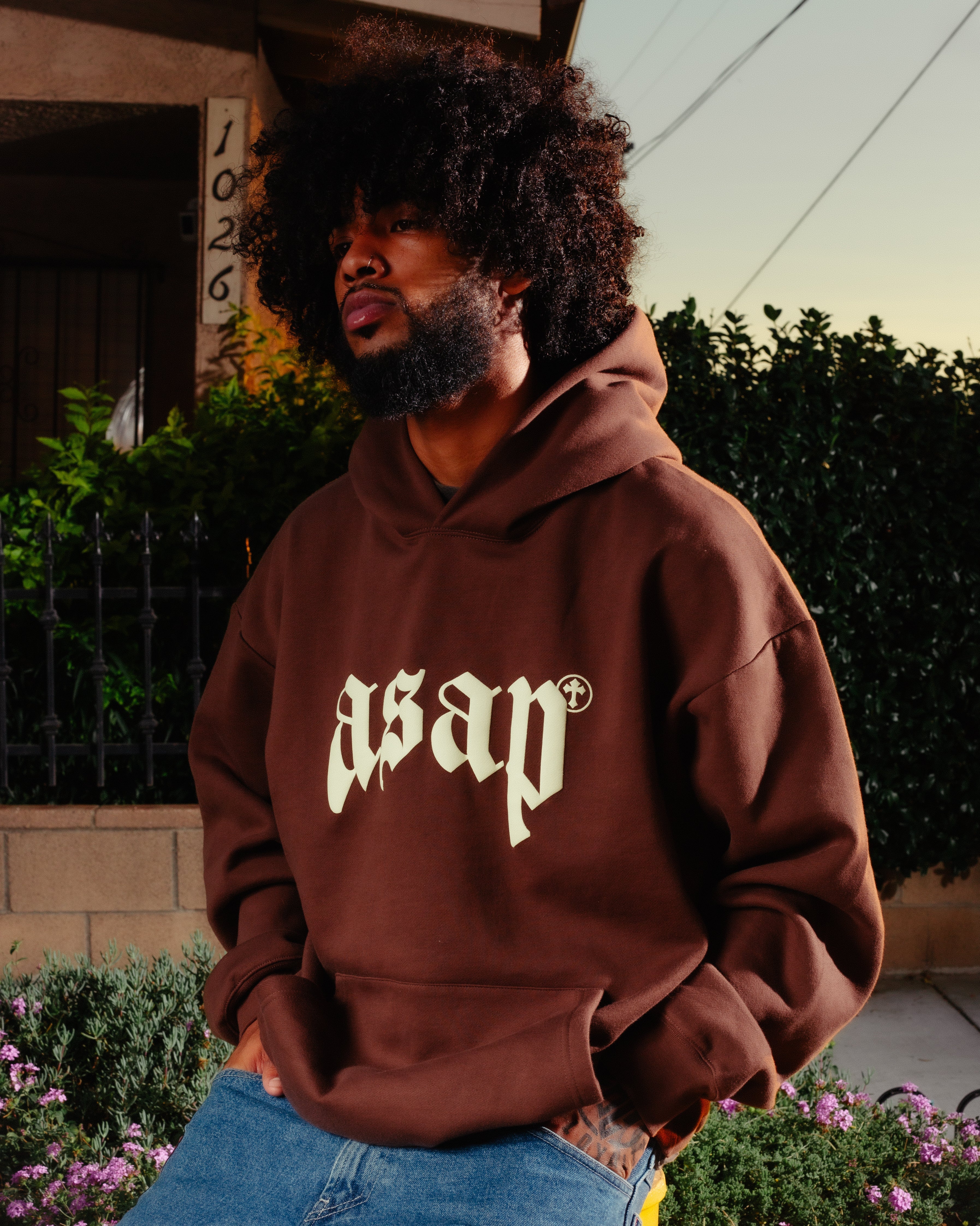 ASAP BROWN HOODIE - asap culture